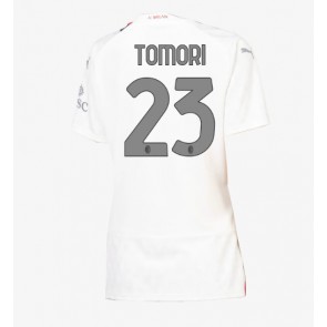 AC Milan Fikayo Tomori #23 Bortatröja Kvinnor 2023-24 Kortärmad